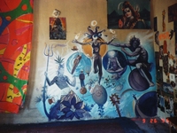 Fresque au Chand Kulvi (en situation)